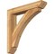 Ekena Millwork Thorton Slat Rough Sawn Bracket w/ Offset Brace, Western Red Cedar, 6"W x 32"D x 32"H BKT0604X32X32THR06RWR - alternate 1